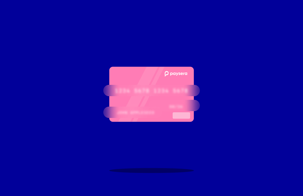How Paysera helps to protect Visa payment card details.